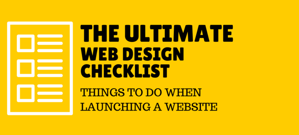 Web design and development checklist